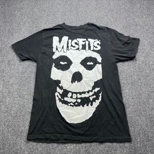 Misfits Band Tee Graphic Rock Skull Black T-Shirt